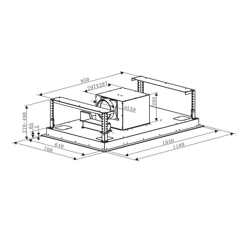 Secret Service потолочная вытяжка вытяжка 220W сенсорное стекло LED белый белый (Германия, читать описание) Ровно - изображение 7