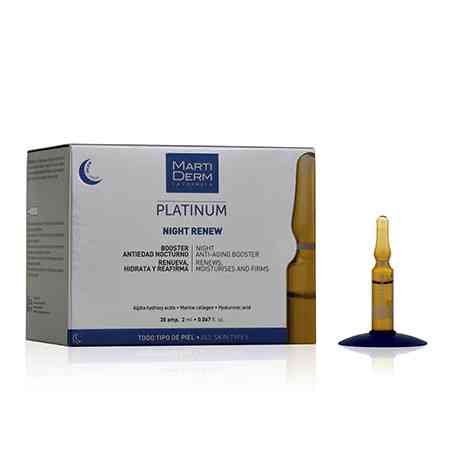 Мартидерм Ночные ампулы для обновления кожи лица MartiDerm Platinum Night Renew Ampollas 30 амп х 2 мл Днепр