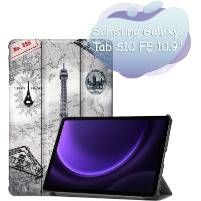 Чехол для планшета BeCover Smart Case Samsung Galaxy Tab S10 FE (SM-X520/SM-X526) 10.9" Paris (713288) Винница - изображение 1