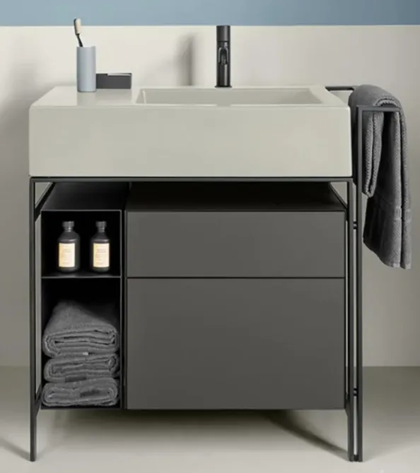 Раковина  Cielo Narciso Mini Lewa 76X50Cm Biały Połysk (NALAMSX) Киев - изображение 1