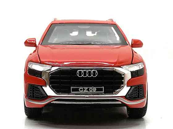Машина Автосвіт Audi Q8 інерційна масштаб 1:32 відчиняються двері капот багажник 15 см Червона (AP-1732) Чернігів