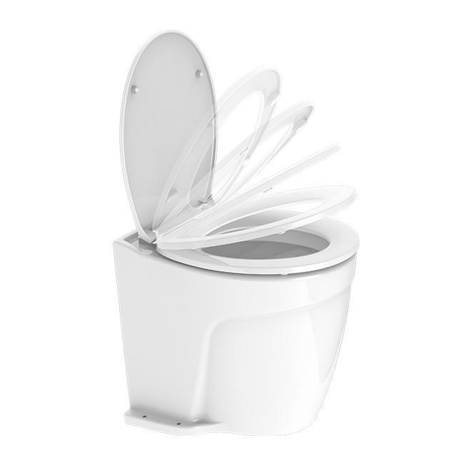 Електричний морський туалет SEAFLO SFMTE1-05 (12V) з мацератором та м'яким закриттям кришки Київ - фото 2