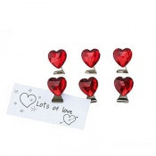 Магніти Сердечко із затискачем, набір із 6 шт Ровно - изображение 1