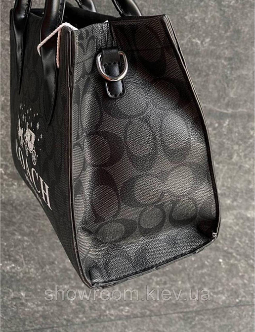 Женская серая сумка Coach (6612) Киев - изображение 3