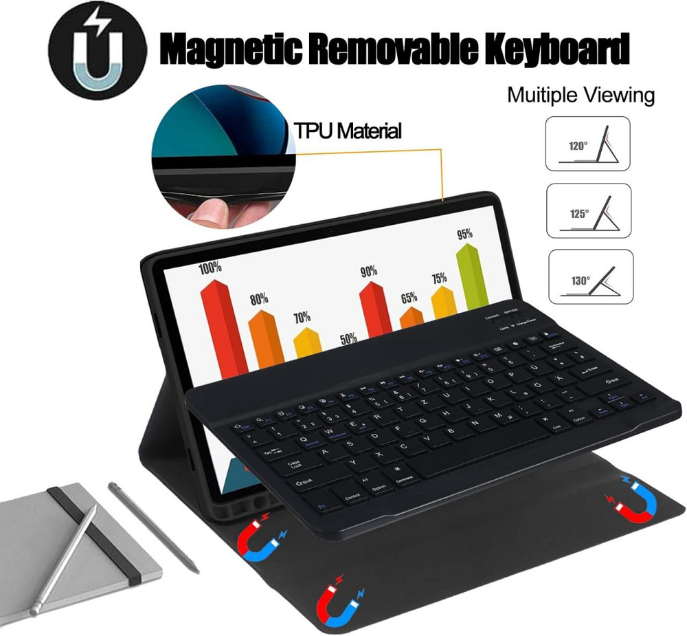 Захисний чохол з Bluetooth клавіатурою для iPad 10.2 (2019/20/21)/pro10.5(2017)/Air 3 10.5 Дніпро - фото 3