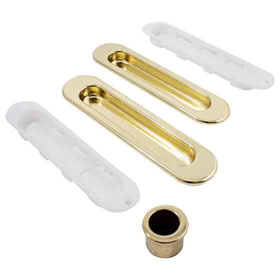 AGB Art. B019270010 KIT F1 Комплект ручек на раздвижную дверь + ручка д / вытянут двери латунь Киев