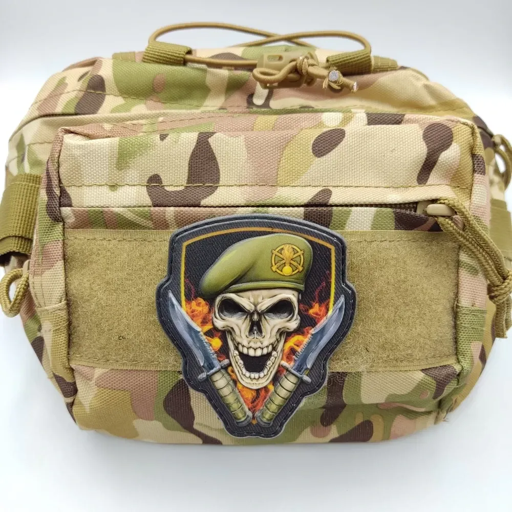 Патч / шеврон Череп у береті Механізовані війська об'ємний Киев - изображение 3