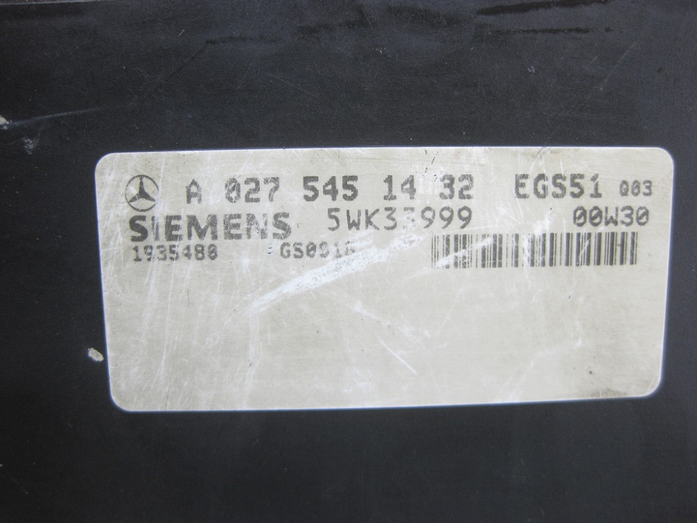 Mercedes-Benz  A0275451432 Блок керування 5 ступінчастою АКП EGS51 CL C215 S-class long V220 Одесса - изображение 5