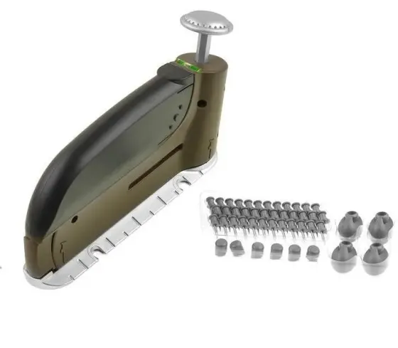 Универсальный строительный домашний степлер гвоздезабиватель Insta Hang Supretto Коломия