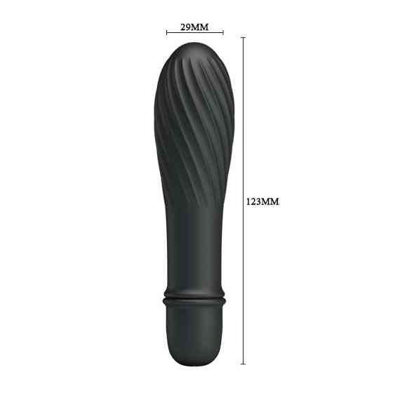 Вібратор - Pretty Love Solomon Vibrator Black Sex Aura Київ