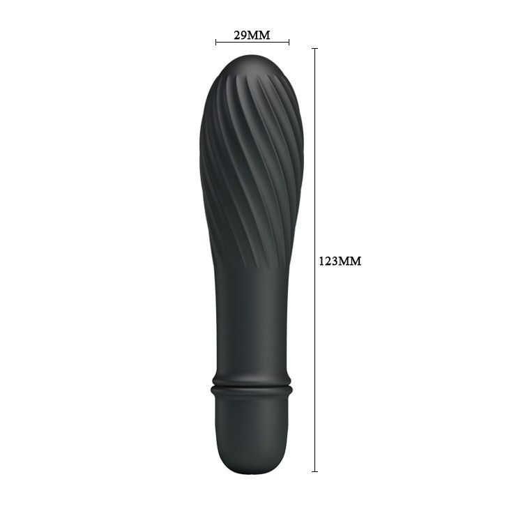 Вібратор - Pretty Love Solomon Vibrator Black Sex Aura Київ - фото 5