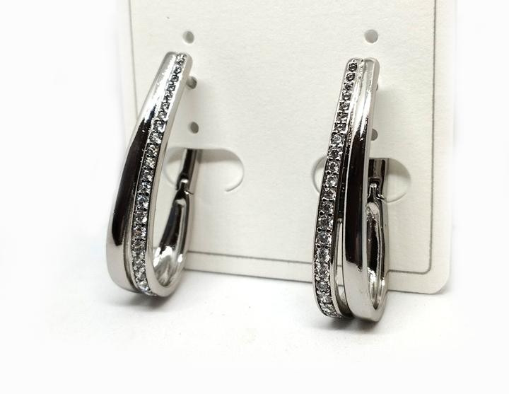 Сережки жіночі сріблясті Київ - фото 1