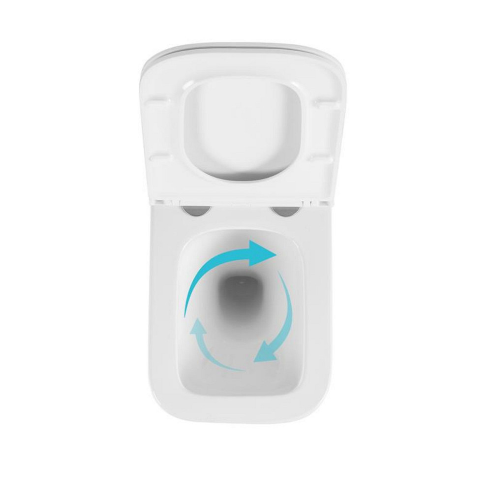 Готовое решение Qtap для ванной комнаты: подвесной унитаз Gemini Ultra Quiet 485×340×350 + комплект инсталляции Nest 4 в 1 Киев - изображение 6