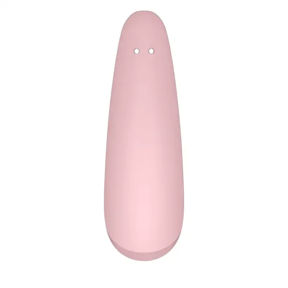 Вакуумний кліторальний стимулятор Satisfyer Curvy 2+ Pink з керуванням через інтернет Львів