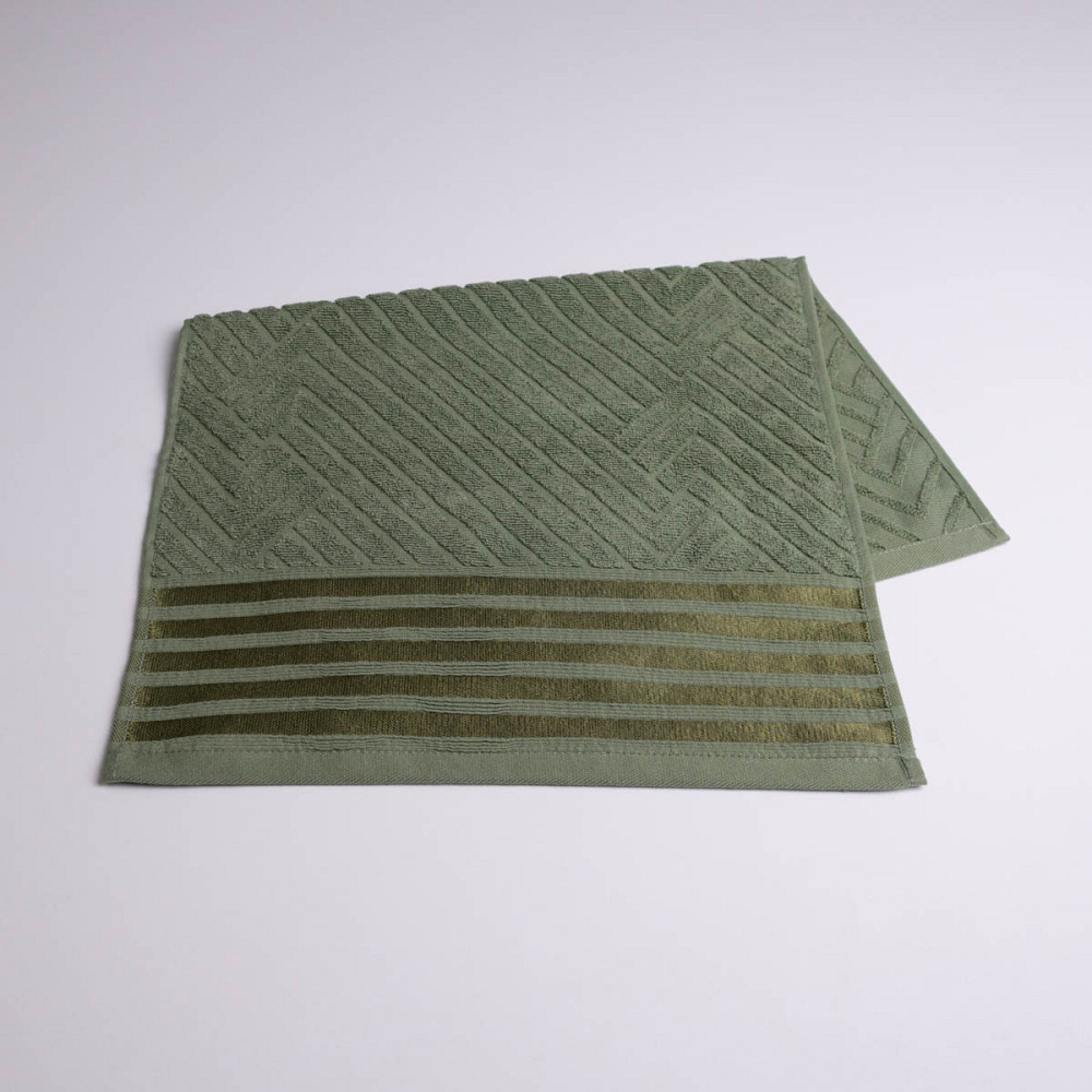 Набор махровых полотенец SOFT 3шт GM Textile 50х90см, 50х90см, 70х140см 500г/м2 (Хаки) Сумы - изображение 8