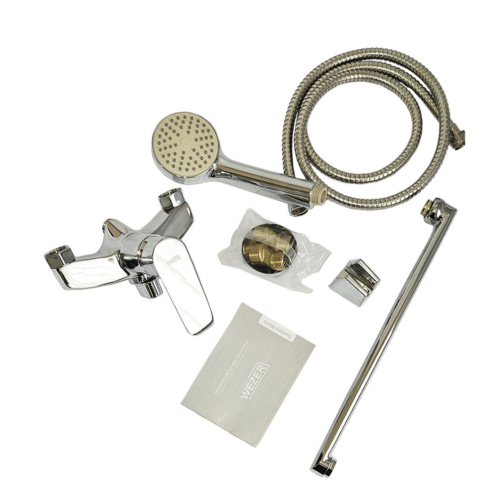 Смеситель для ванны WEZER NKM1-439 с душевым гарнитуром Киев - изображение 2