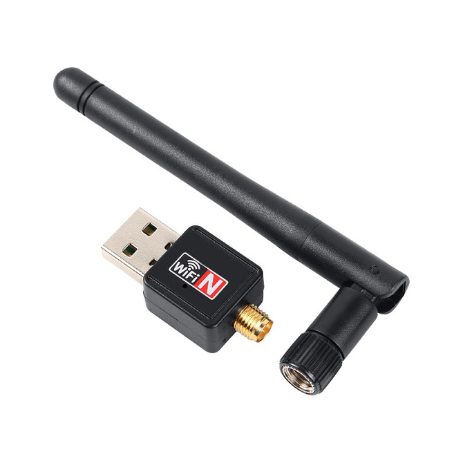Бездротовий мережевий адаптер з антеною 2DBI Wi-Fi-USB Merlion CL-UW04, RT7601, 802.11 bgn, 150MB, 2 Полтава - фото 1