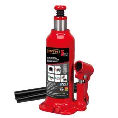 Домкрат GTM гидравлический бутылочный 5т (216-41З мм) (Т90504) Винница