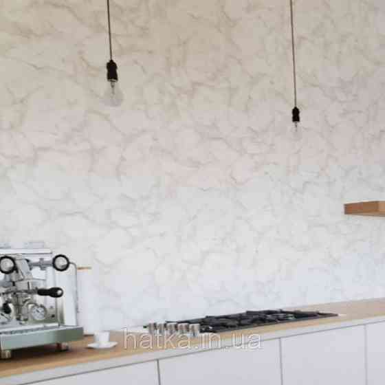 Обои виниловые на флизелине Marburg 31737 Imagine штукатурка под мрамор серые на белом фоне Киев