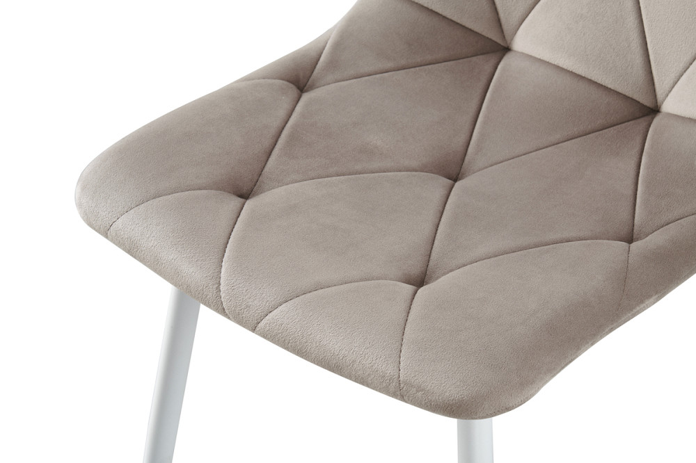 Стілець Меморі, білий/ велюр бежевий Киев - изображение 1