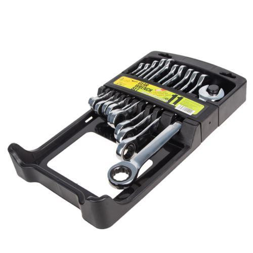 Набір ключів комбінованих тріскачкових 11 предметів , 8-19мм Alloid Одесса - изображение 5