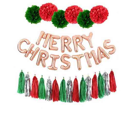 Набор новогодних гирлянд на стену one size разноцветный Киев