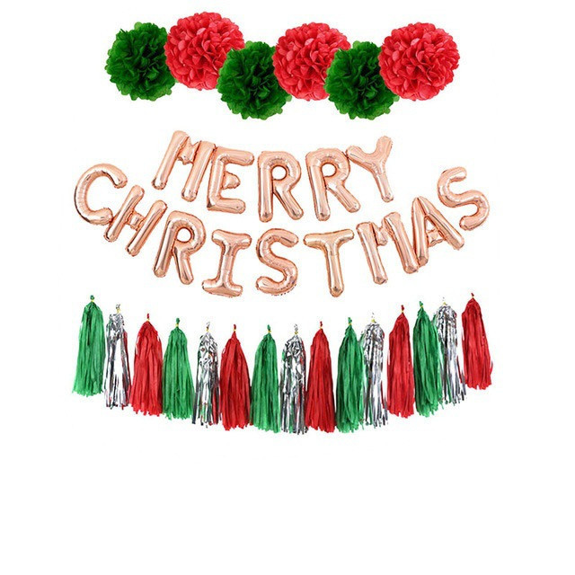 Набор новогодних гирлянд на стену one size разноцветный Киев - изображение 1