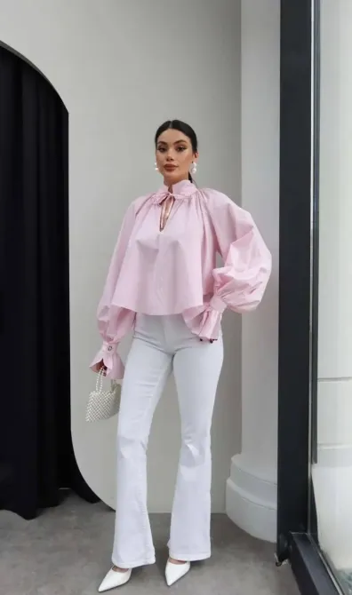 Изысканная блуза с акцентом на деталях Одесса - изображение 11