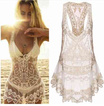 Пляжна накидка майка бежевий Київ