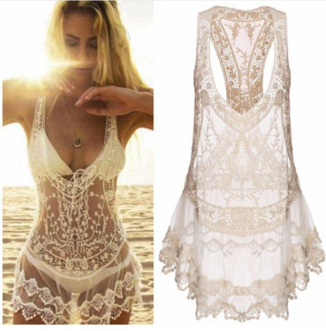 Пляжна накидка майка бежевий Київ - фото 3