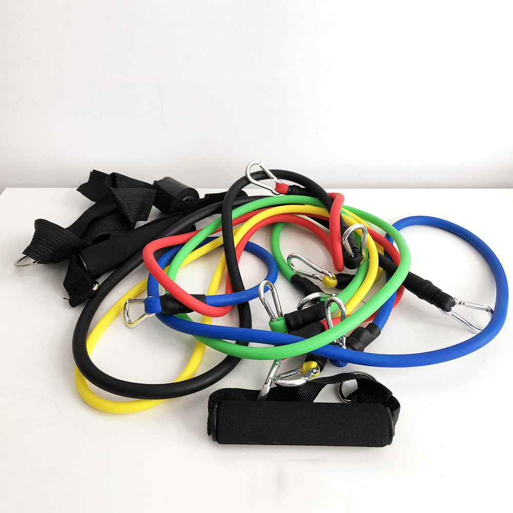 Эспандеры для подтягивания exercise pipe, Многофункциональный эспандер для фитнеса 5 жгутов TM-53 Львов - изображение 2