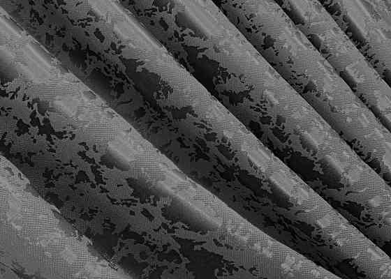 Комплект штор VR-Textil Льон Мармур 200х270 2шт і Тюль 500х270 1267ш-1400т Сіро-коричневий з білим 71-140/6 Київ