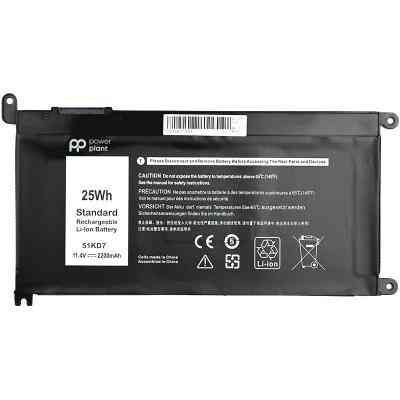 Аккумулятор для ноутбука DELL Chromebook 3180 (51KD7) 11.4V 2200mAh PowerPlant (NB441266) Винница