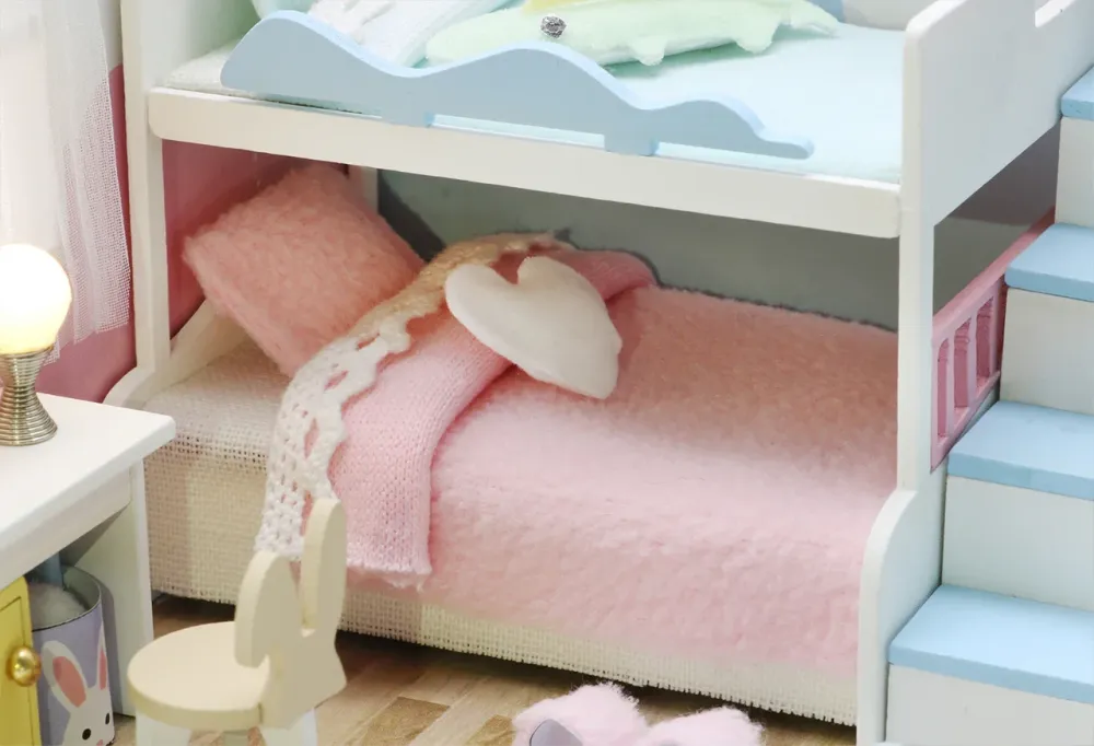 3D-мобокс DIY Wooden Miniature 'Sweet Dream Bedroom' + Пилозахисний купол S2003 Київ - фото 2