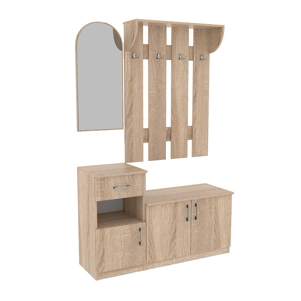 Прихожая Алиса, Дуб Сонома, 1000/400/1880 Львов - изображение 1