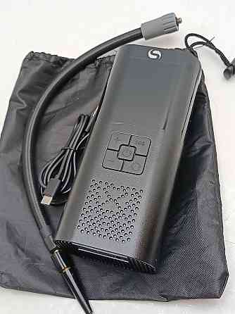 Портативний акумуляторний компресор GGV 2000mAh — Автомобільний насос + Power Bank + Ліхтар (Товар вживаний) Луцк