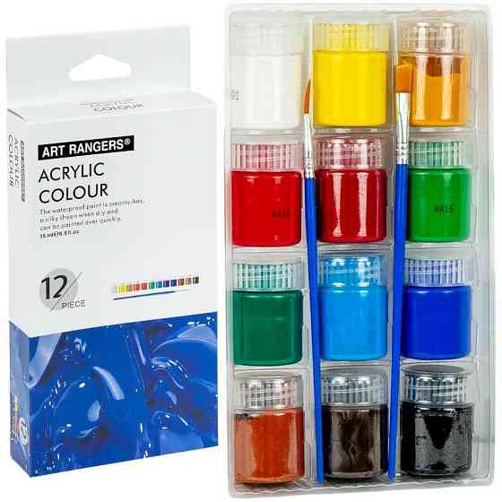 Фарби акварельні художні "Art Ranger" A12015-1, 15 мл, 12 кольорів Вінниця