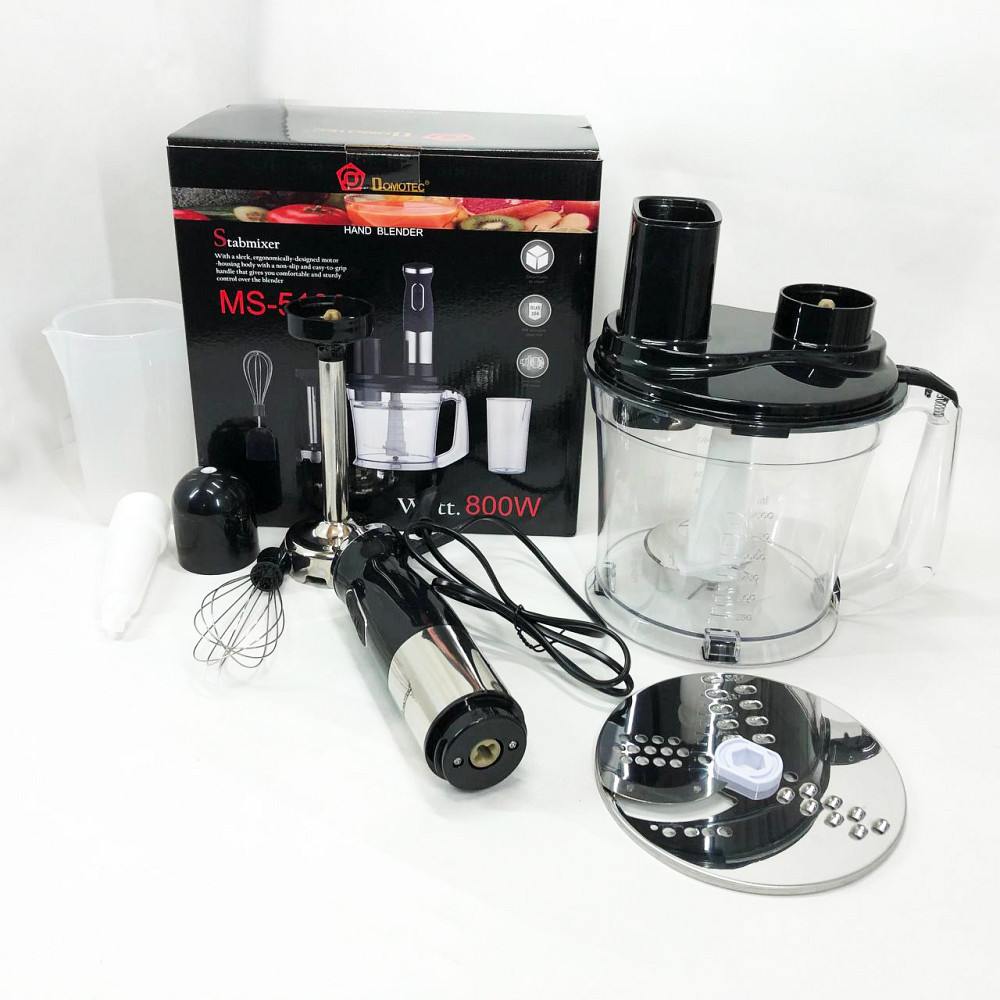 Блендер переносной, Кухонный комбайн металлический, Блендер для приготовления крем-соусов DK-10 Львов - изображение 8