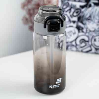 Поильник-непроливайка Kite 600 мл, чорна (K25-1212-1) Винница