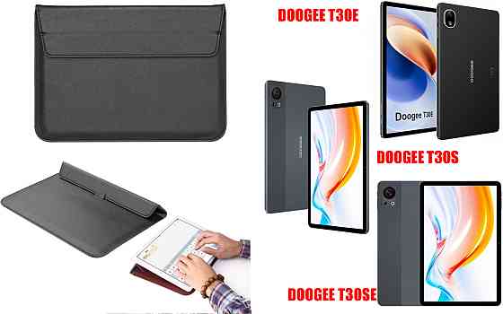 Чохол-конверт VitoCase для Doogee T30E, з функцією підставки для планшета Чорний Київ