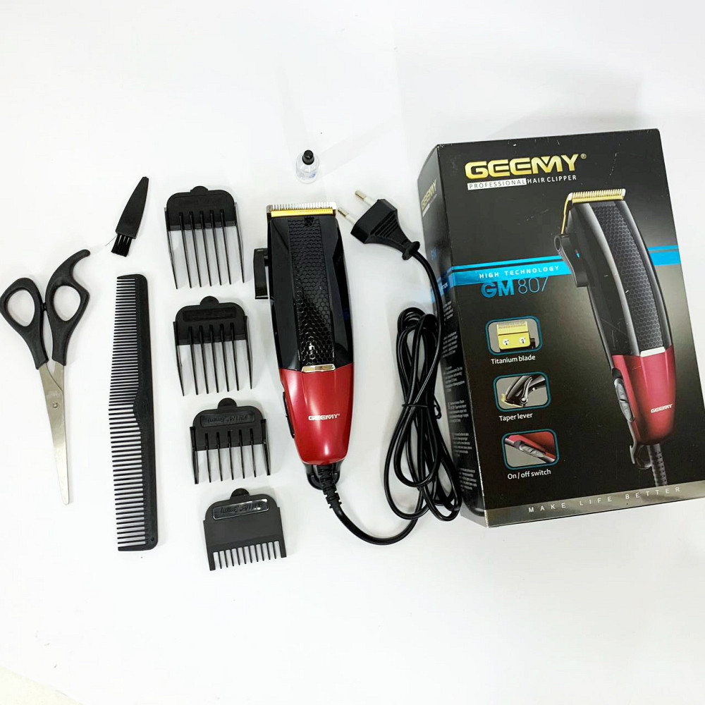 Машинка для стрижки посіченого волосся Gemei GM-807, Машинка для стрижки волосся з мотором EJ-88 Львів - фото 8