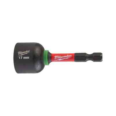 Головка магнитная Milwaukee 1/4", шестигранная, 17 мм Shockwave, ударопрочная (4932492444) Винница