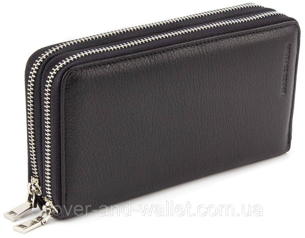 Шкіряний чоловічий гаманець клатч на дві блискавки Marco Coverna 801 Київ - фото 9