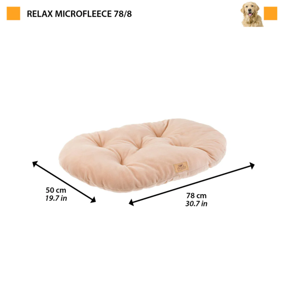 Лежак — подушка для собак і котів із мікрофлісу Ferplast Relax Microfleece (Ферпласт Релакс Мікрофліс) Запоріжжя