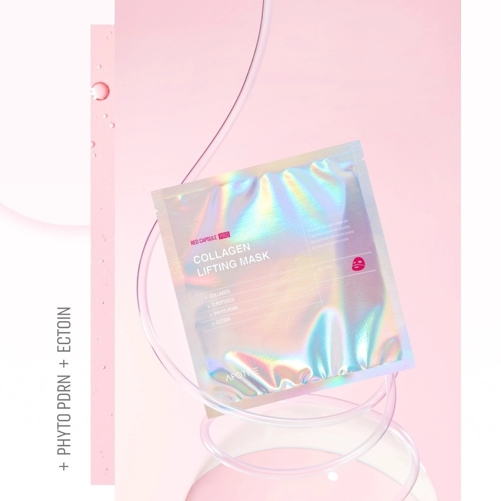 Маска гидрогелевая Red Capsule Pro-Collagen Lifting Mask APOTHE 1 шт Киев - изображение 4
