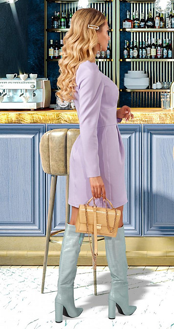 Приталенное платье с красивым лифом Киев - изображение 6