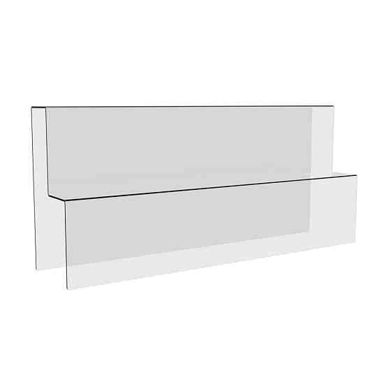 Горка EKOSTAR под товар на 2 ступеньки из акрила 450х100х200 Киев