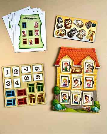 Деревянный пазл-вкладыш 