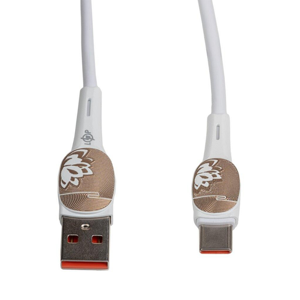 Кабель (шнур) LP USB 3.0 to USB Type-C 3A 30W с быстрой зарядкой (QC) 1м C301DC Киев - изображение 1