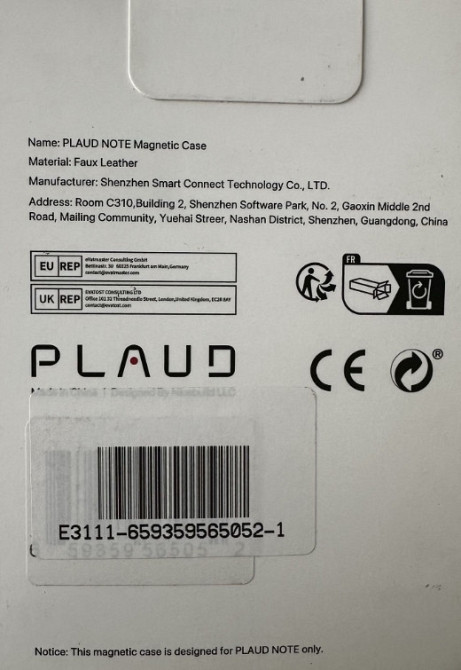Чехол Plaud для Plaud NOTE AI, оригинал. Харьков - изображение 2